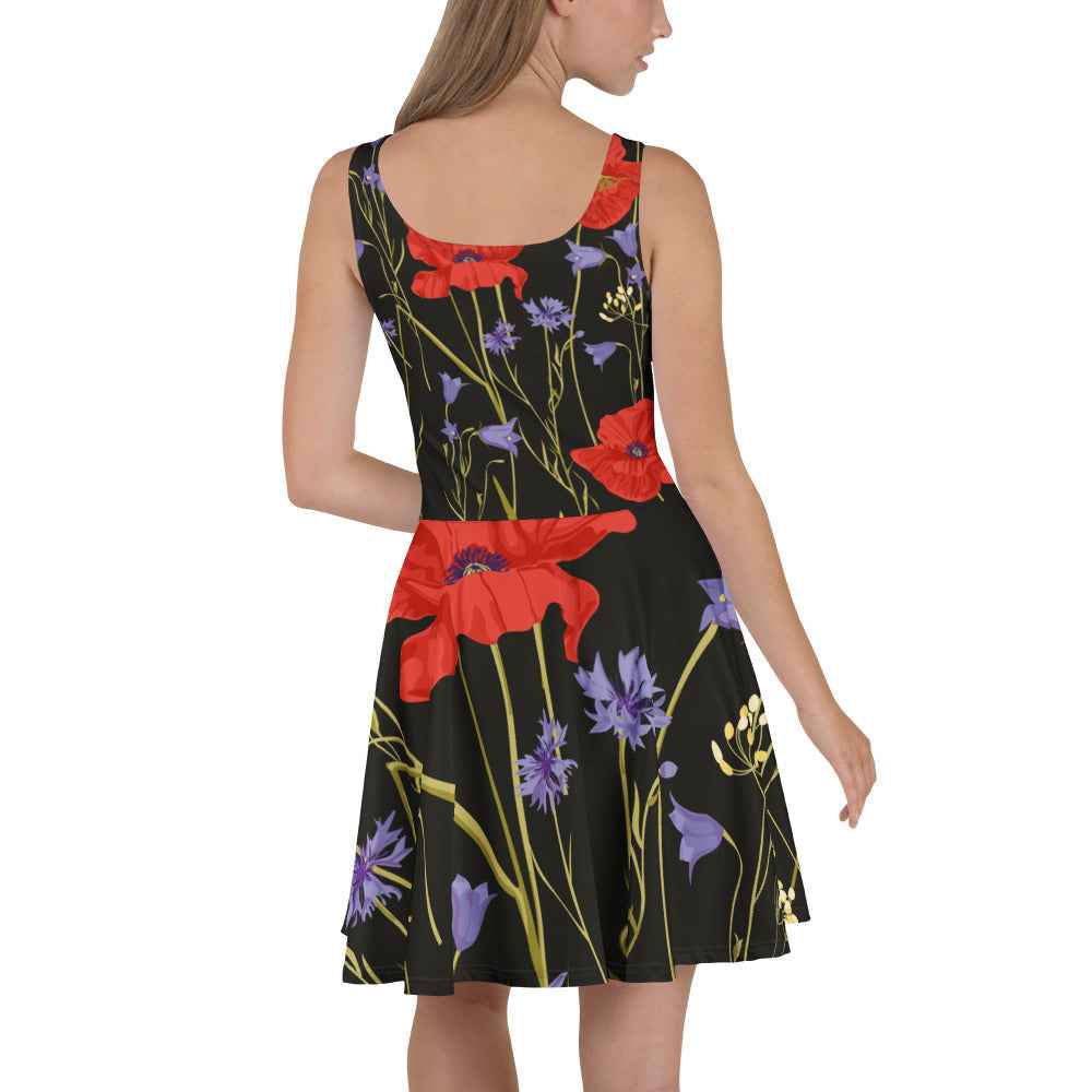 Skater Dress Floral Print - Embrace Style with Flower Story - Nico`s Store