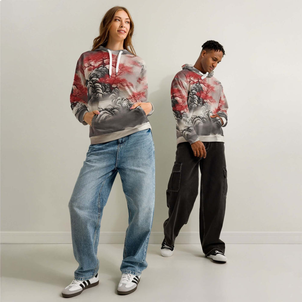 Unisex Cotton Hoodie Japan Theme for Comfortable Style - Nico`s Store