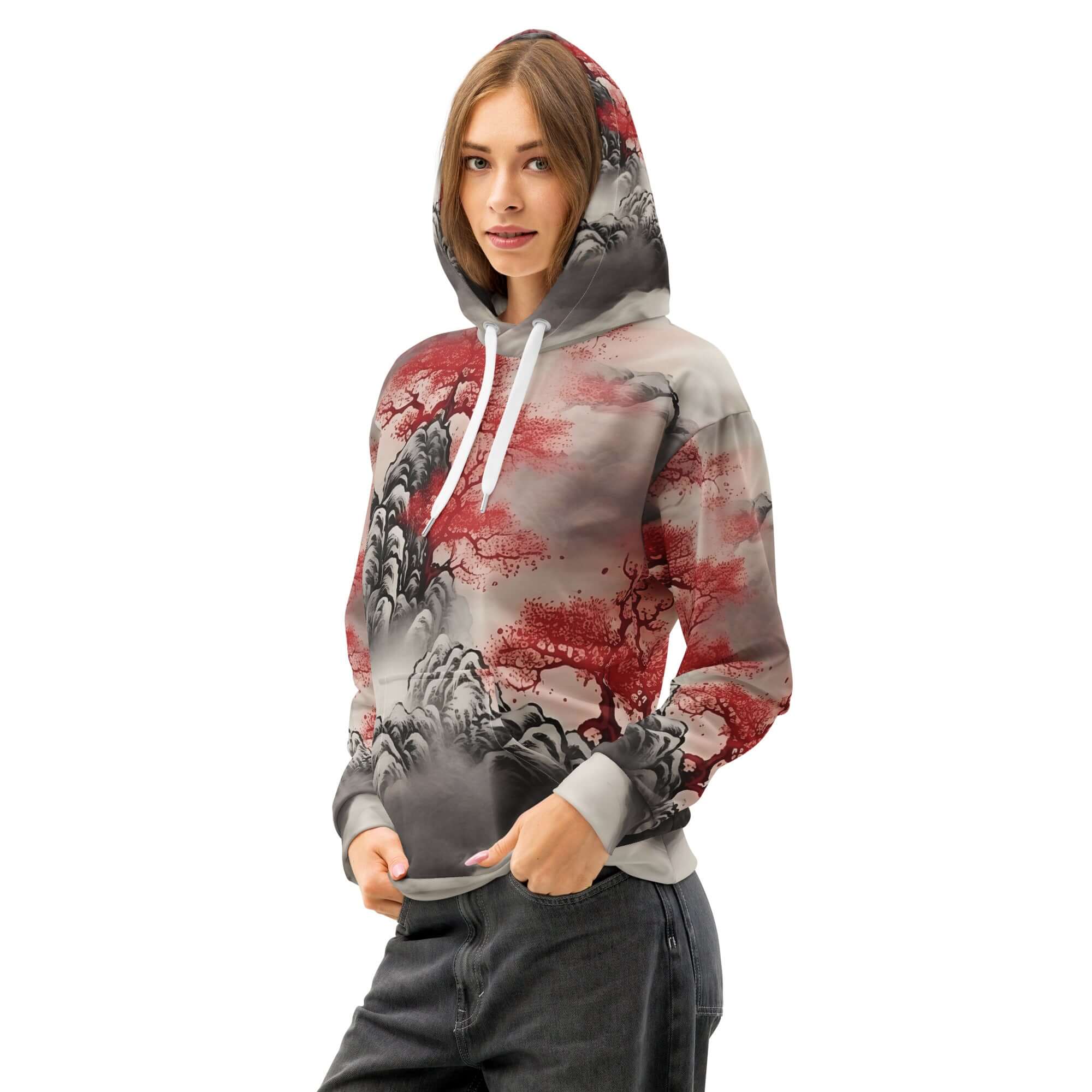Unisex Cotton Hoodie Japan Theme for Comfortable Style - Nico`s Store