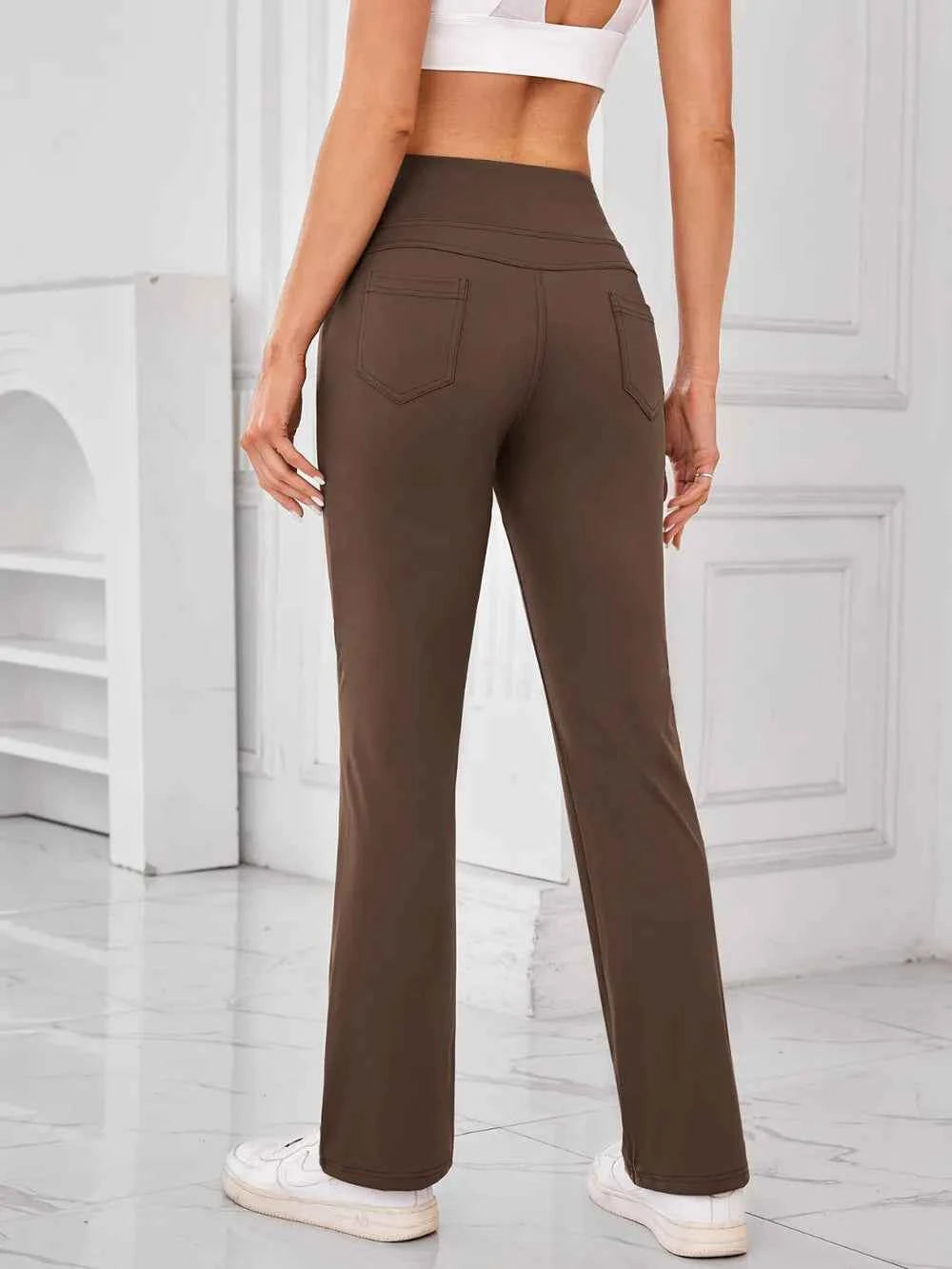 Lovelet High Waist Active Pants with Pockets - Nico`s Store