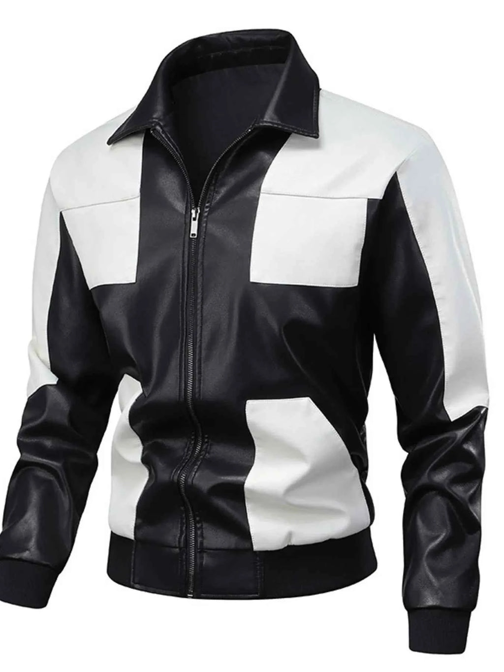 Men's Leather Bomber Jacket Nico's store - Nico`s Store