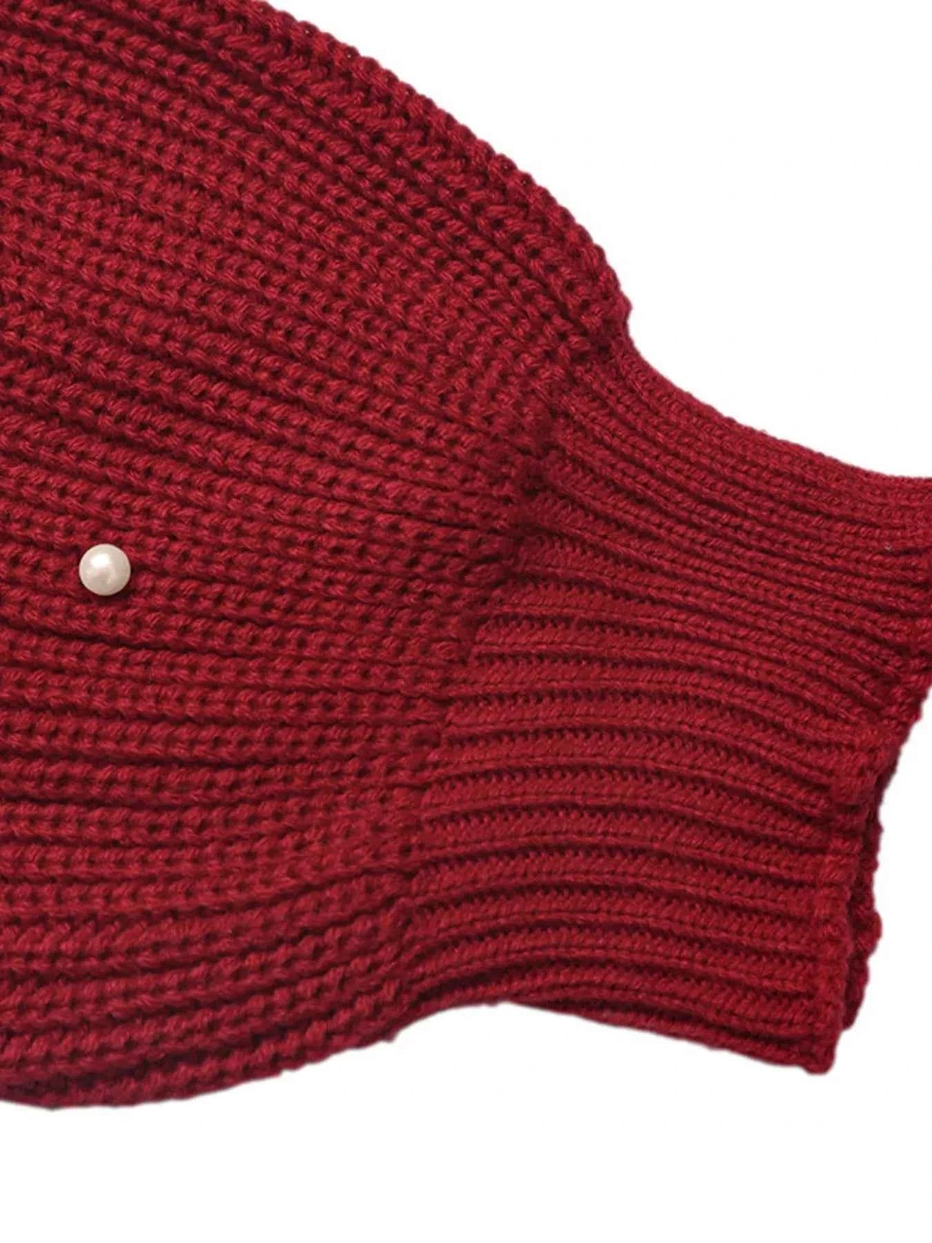 Pearl Embellished Cardigan - Stylish Button Up Design - Nico`s Store