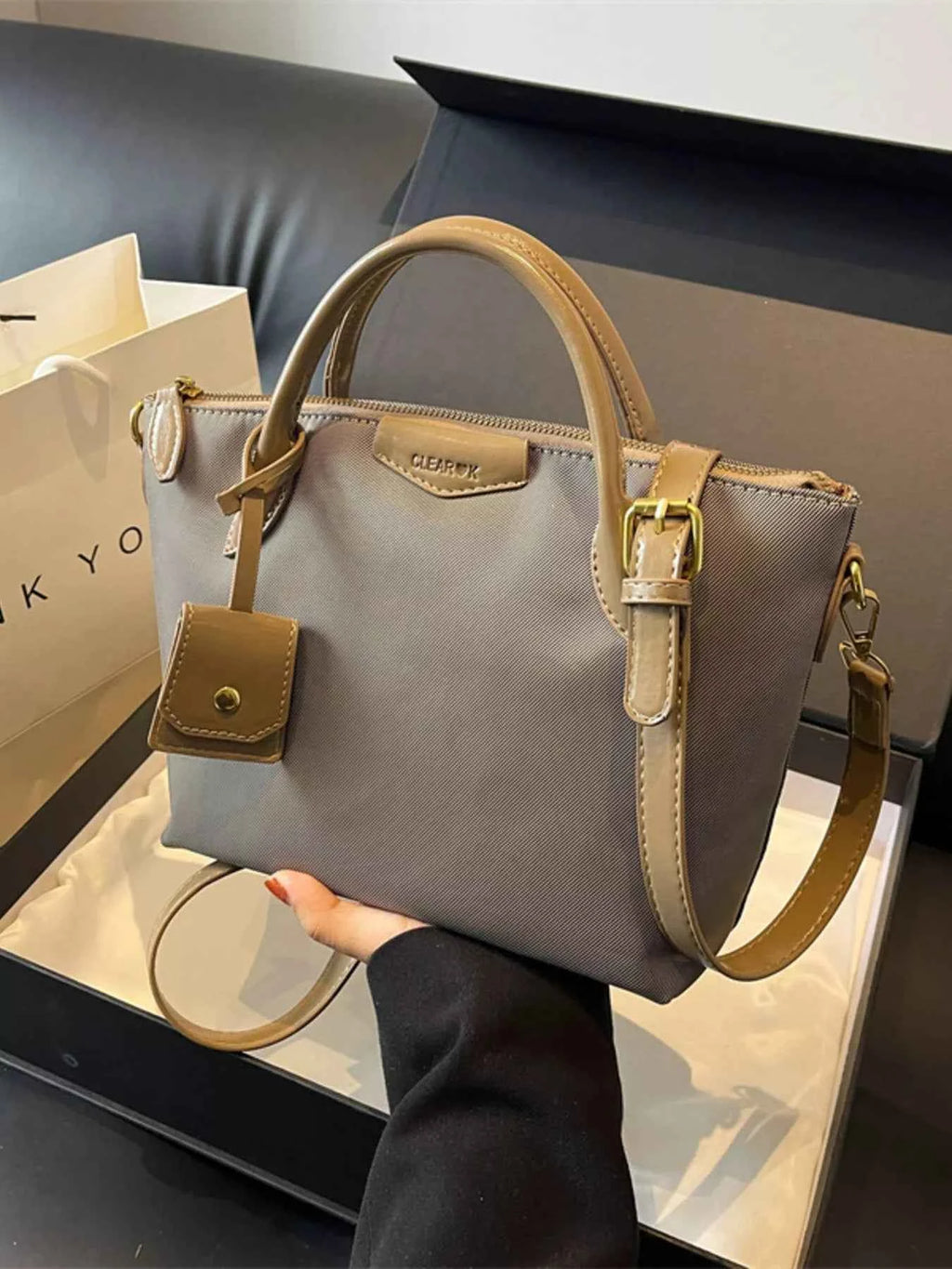 Top Handle Crossbody Bag