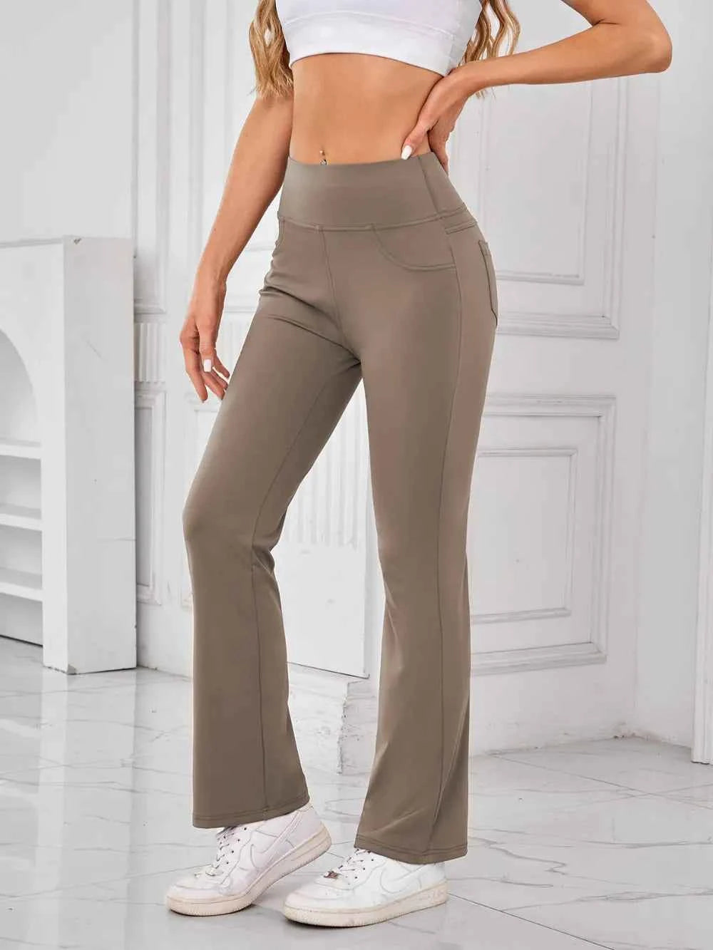 Lovelet High Waist Active Pants with Pockets - Nico`s Store