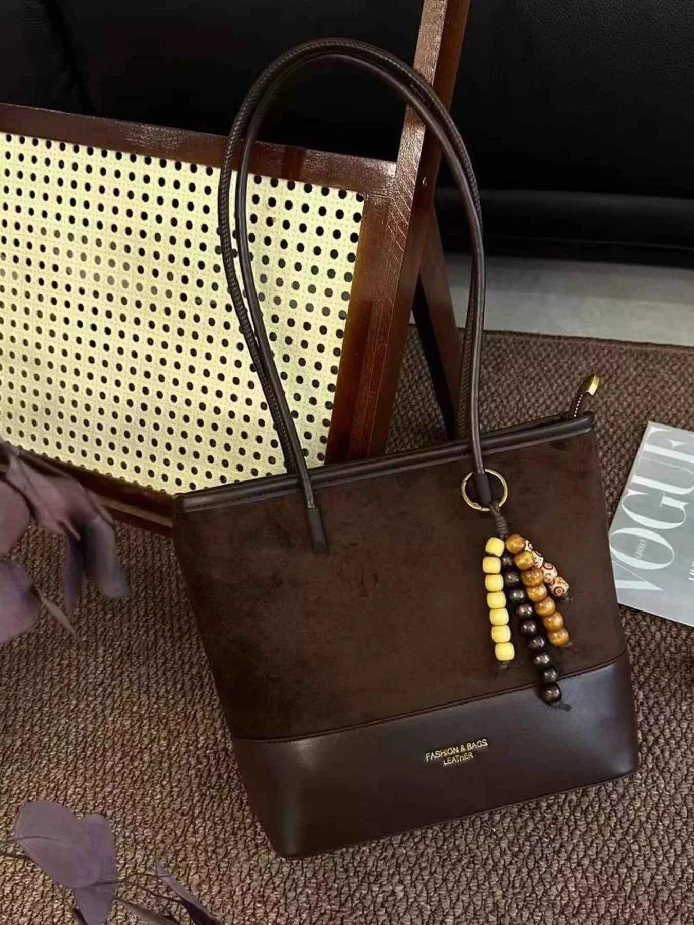 Color Block Shoulder Bag