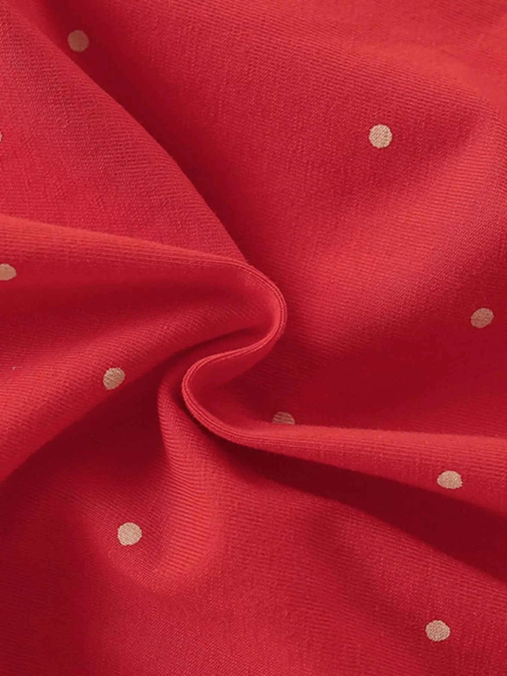 Children's Reindeer Polka Dot Dress for Kids with Button Detail - Nico`s Store