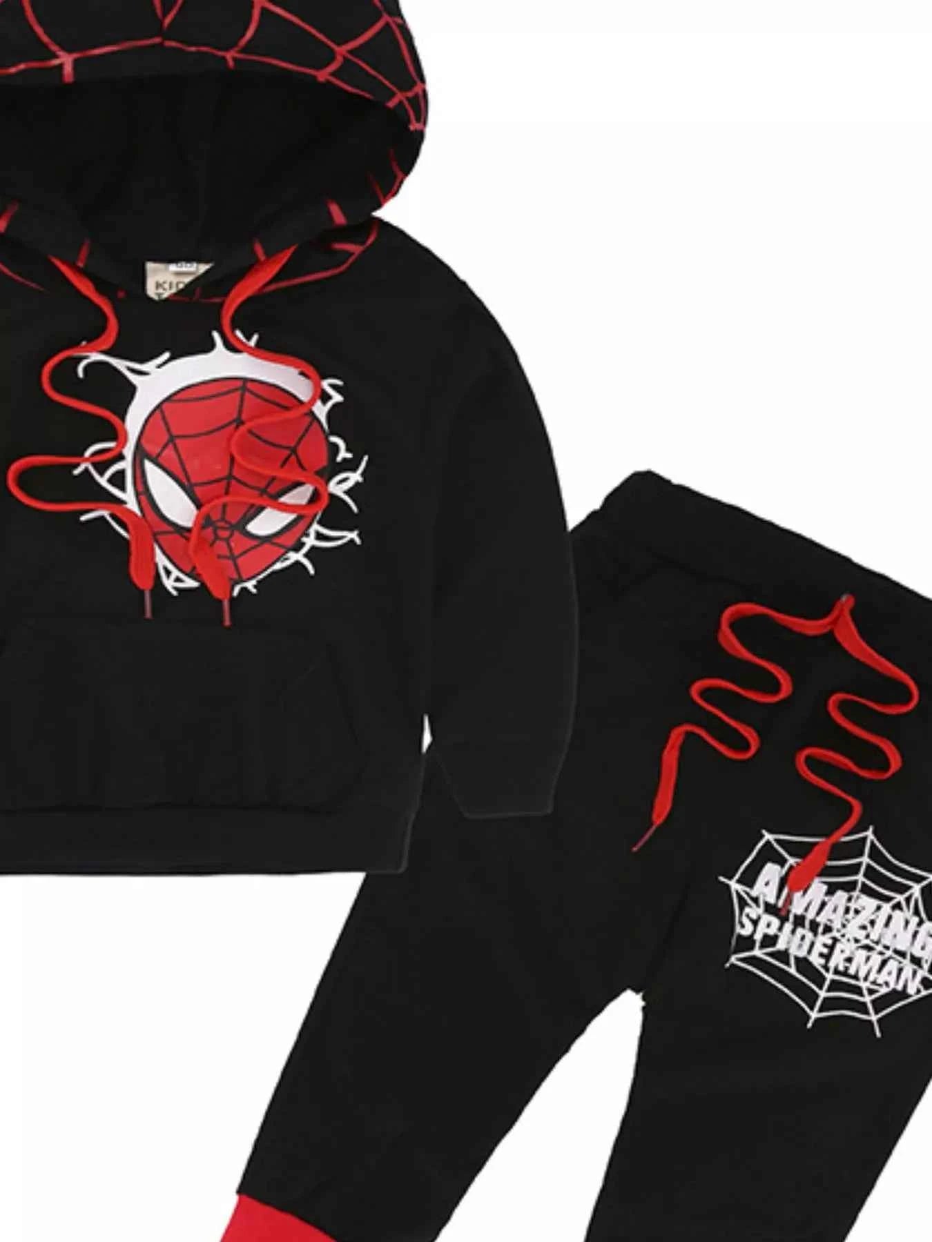 Children's Spiderman Hoodie Set with Pants for Kids - Nico`s Store