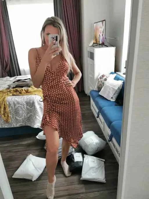 Women's Polka Dot Dress essential cloth - Nico`s Store