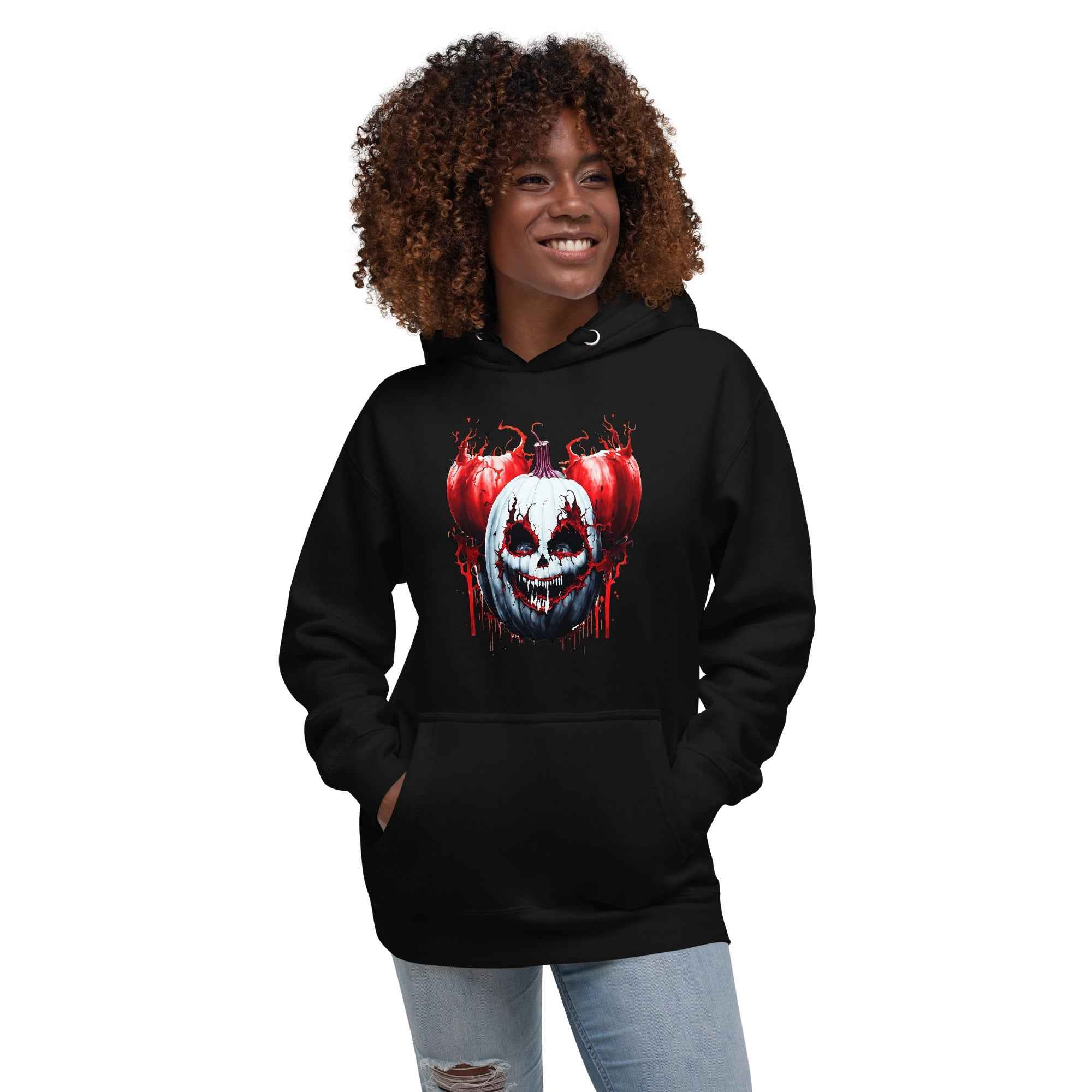 Unisex Halloween Clown Hoodie for Fun and Festive Style - Nico`s Store