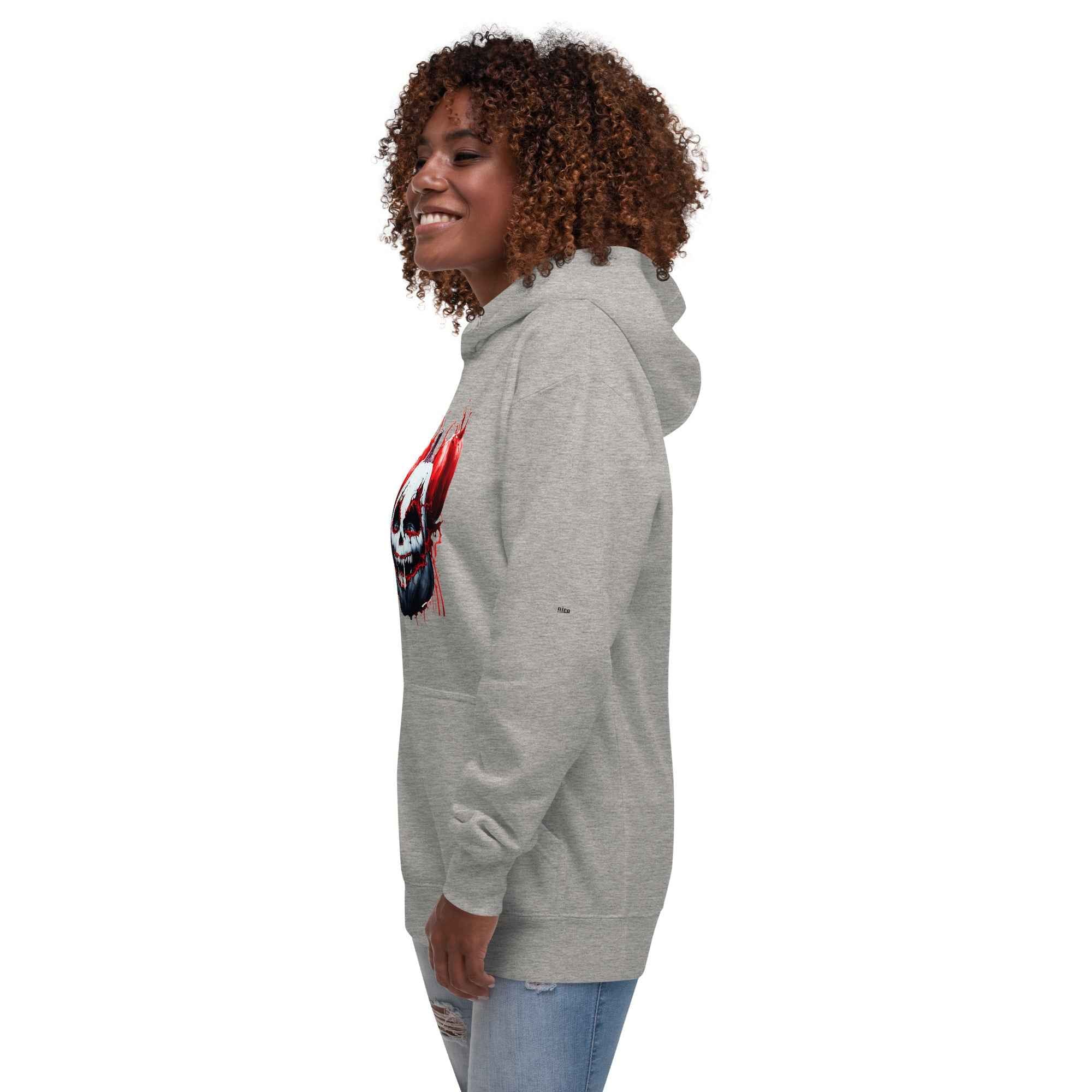 Unisex Halloween Clown Hoodie for Fun and Festive Style - Nico`s Store