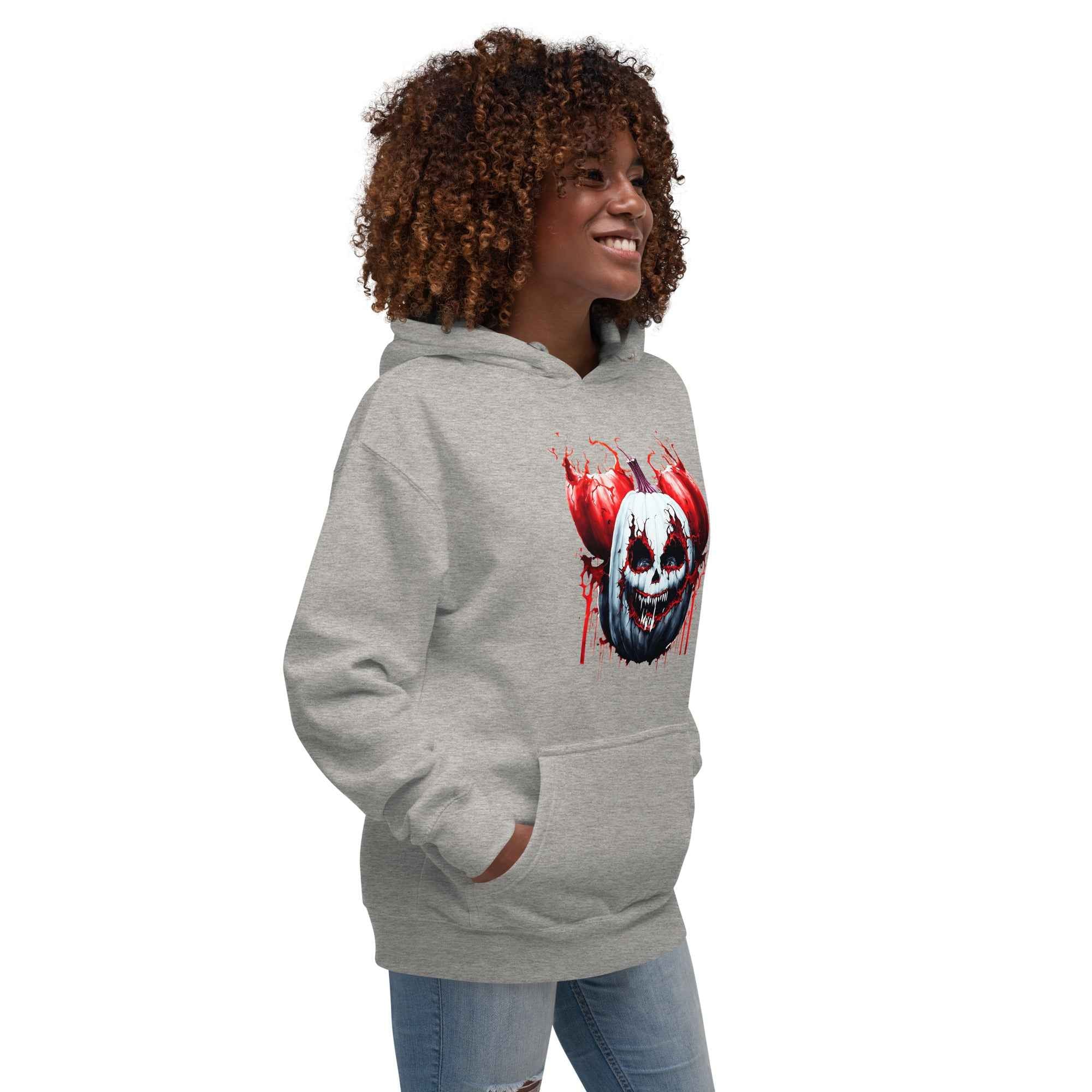 Unisex Halloween Clown Hoodie for Fun and Festive Style - Nico`s Store