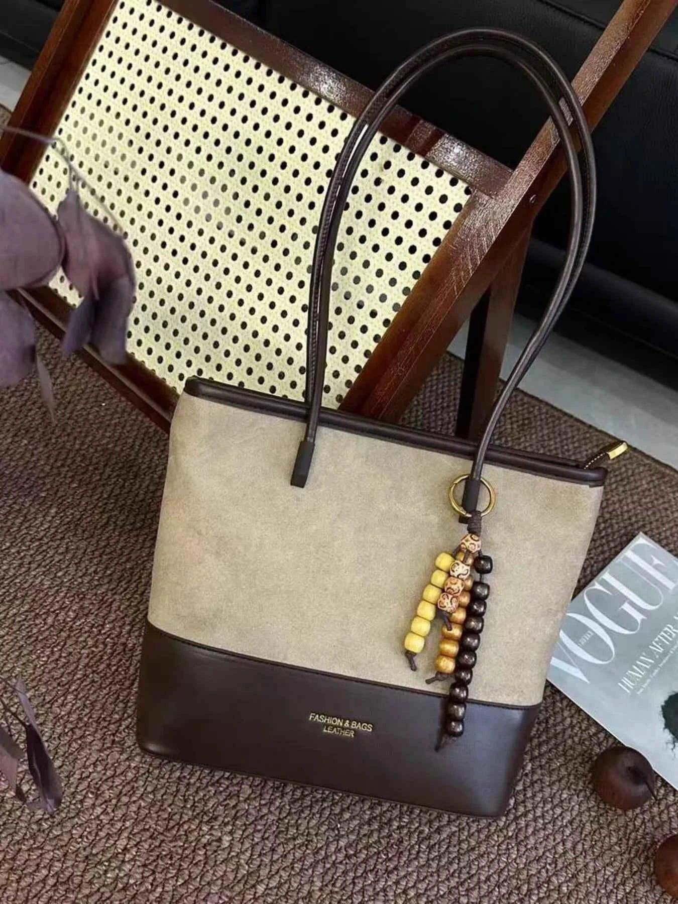 Color Block Shoulder Bag