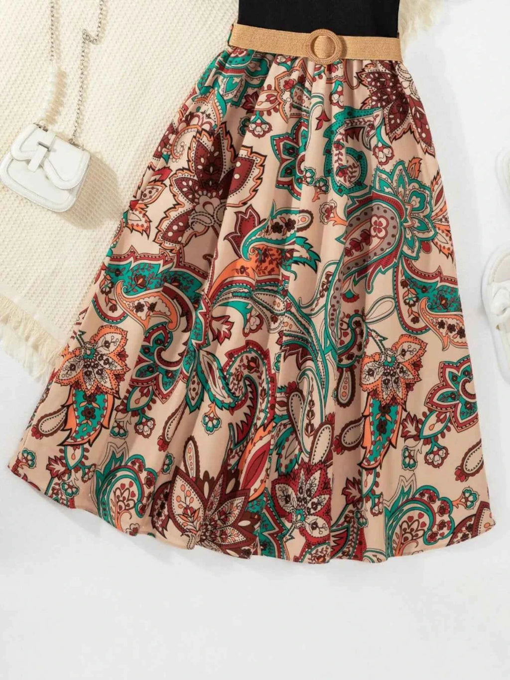 Children's Short Sleeve Dress with Fun Prints - Nico`s Store