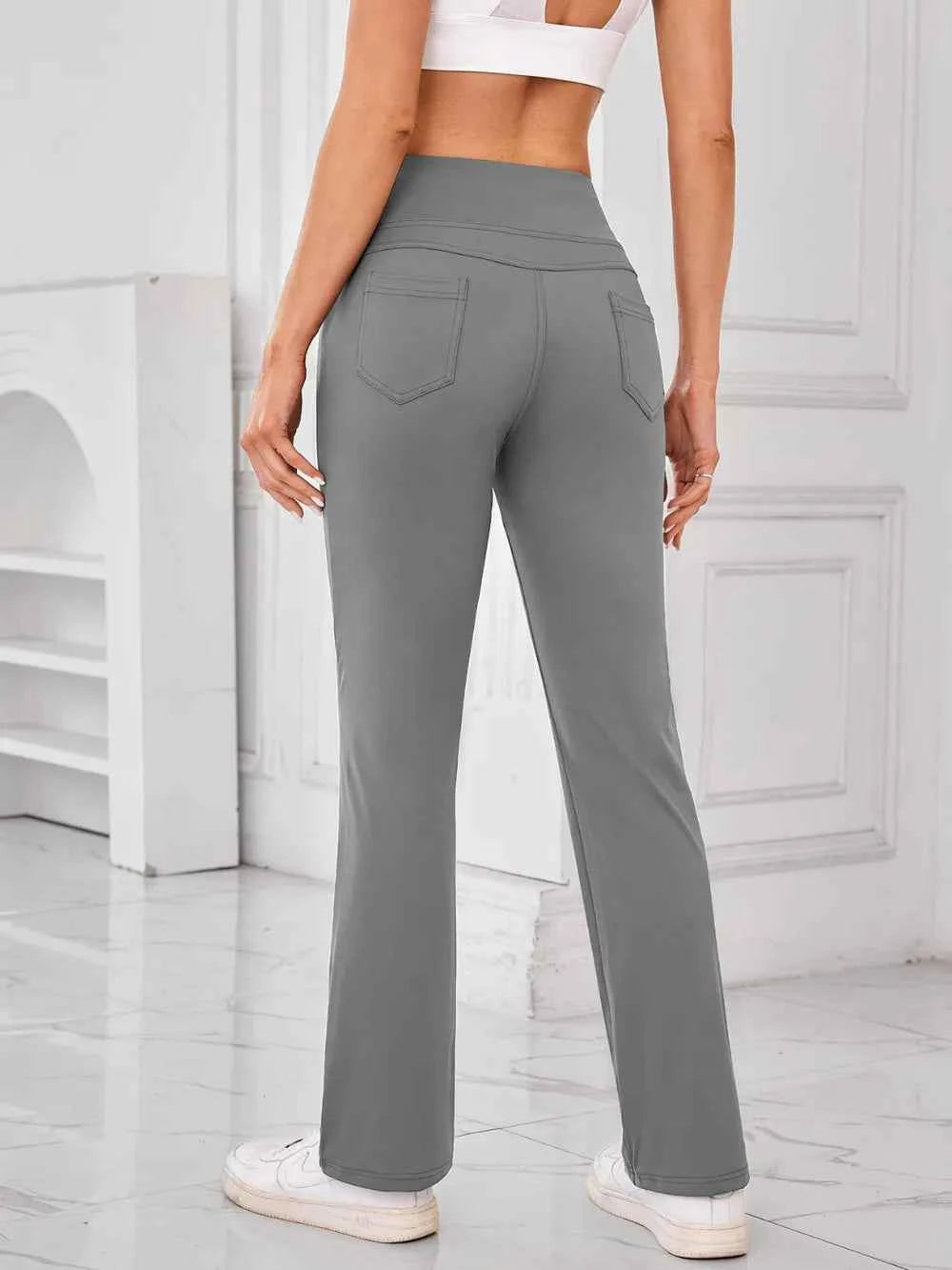 Lovelet High Waist Active Pants with Pockets - Nico`s Store