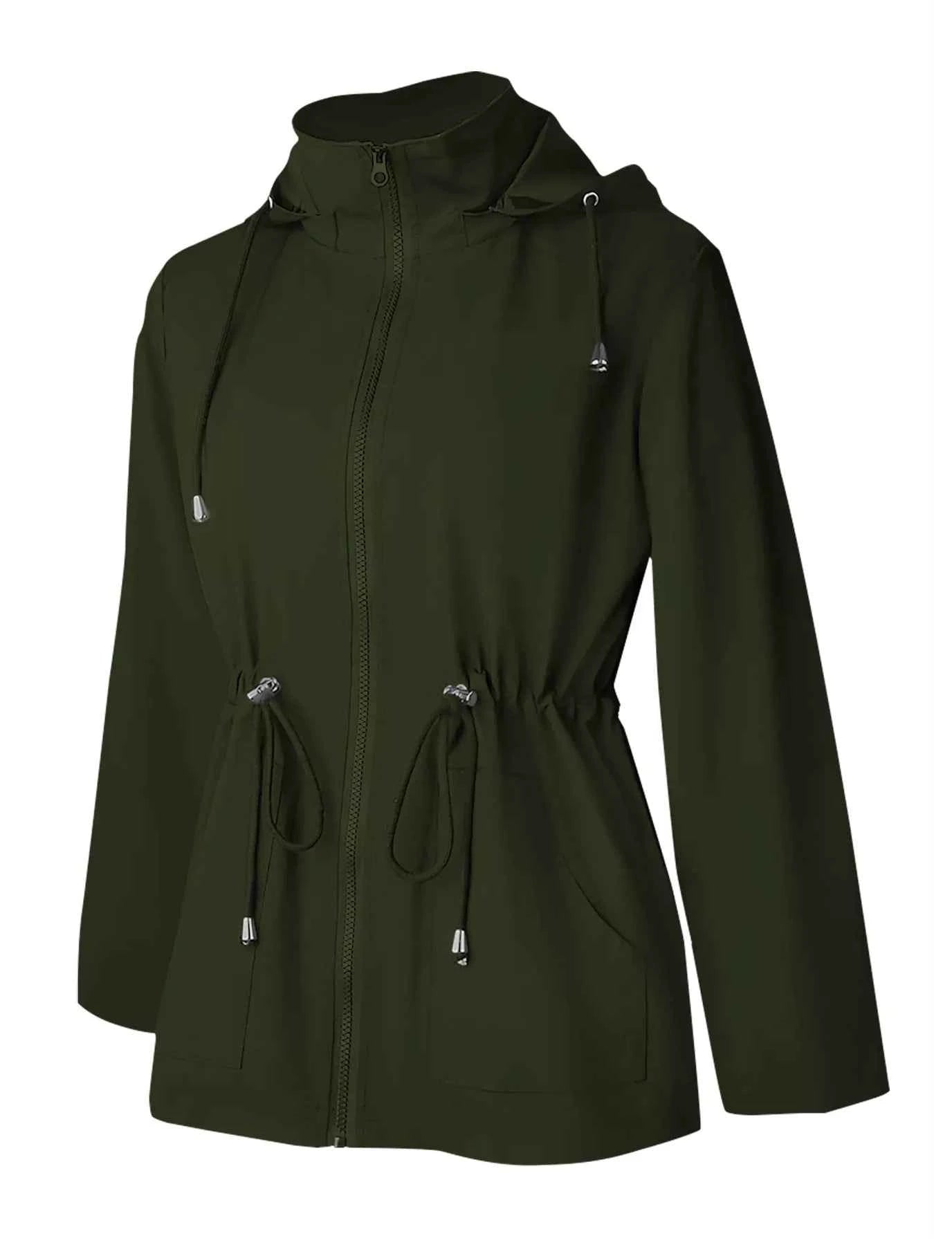 Zip Up Waterproof Hooded Jacket for Ultimate Protection and Style