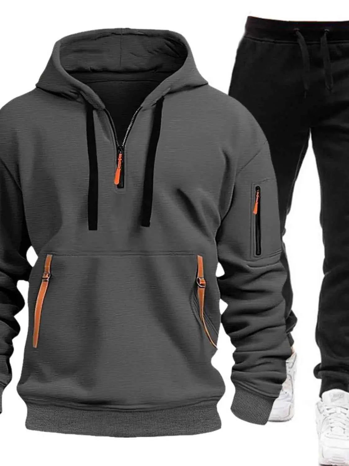 Men's Hoodie and Pants Set for Ultimate Comfort and Style - Nico`s Store