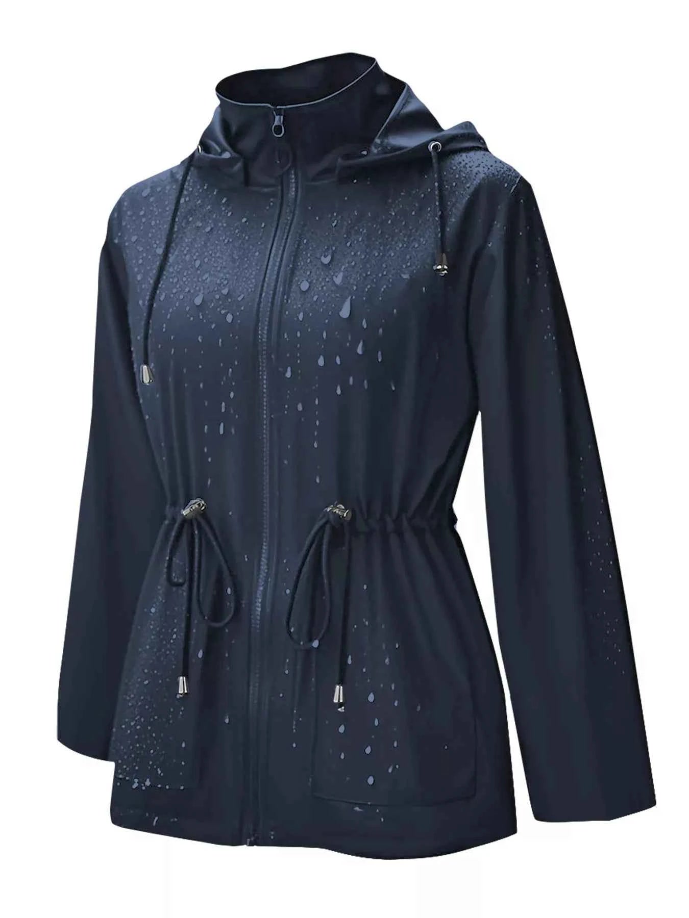Zip Up Waterproof Hooded Jacket for Ultimate Protection and Style