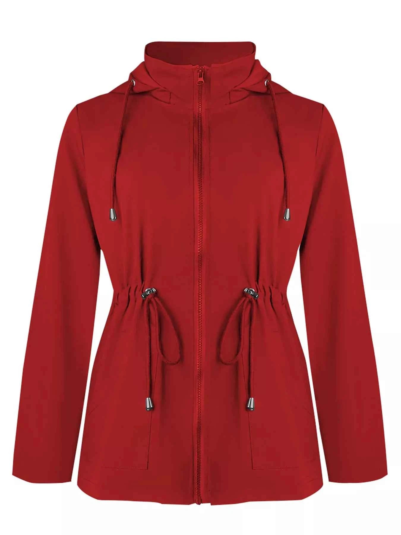 Zip Up Waterproof Hooded Jacket for Ultimate Protection and Style
