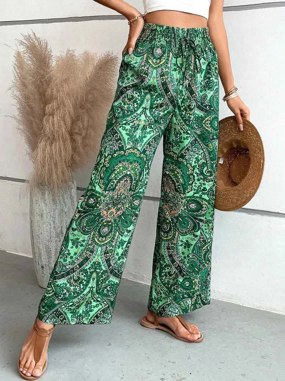 Best Wide Leg Printed Pants for Effortless Style - Nico`s Store