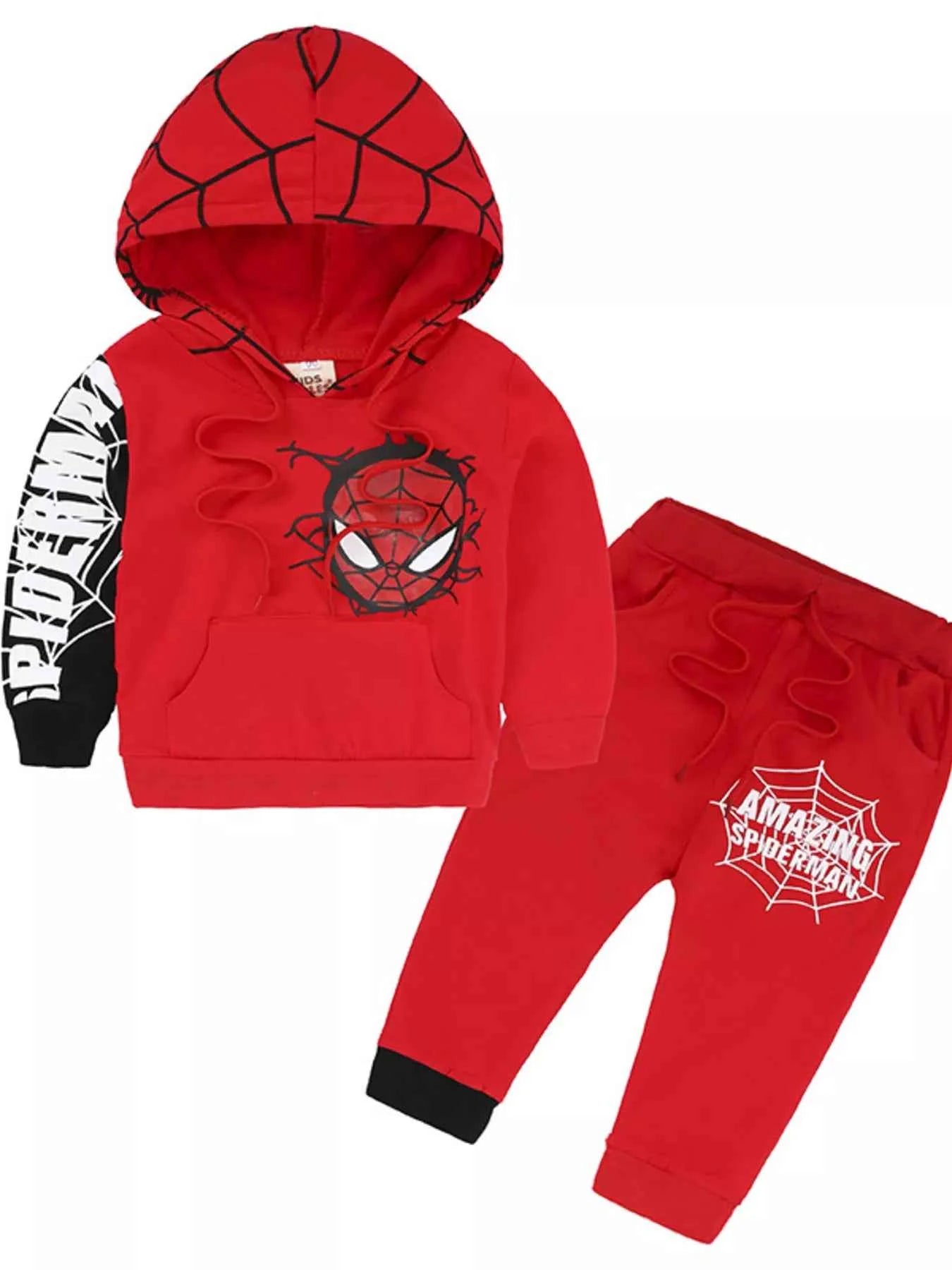 Children's Spiderman Hoodie Set with Pants for Kids - Nico`s Store