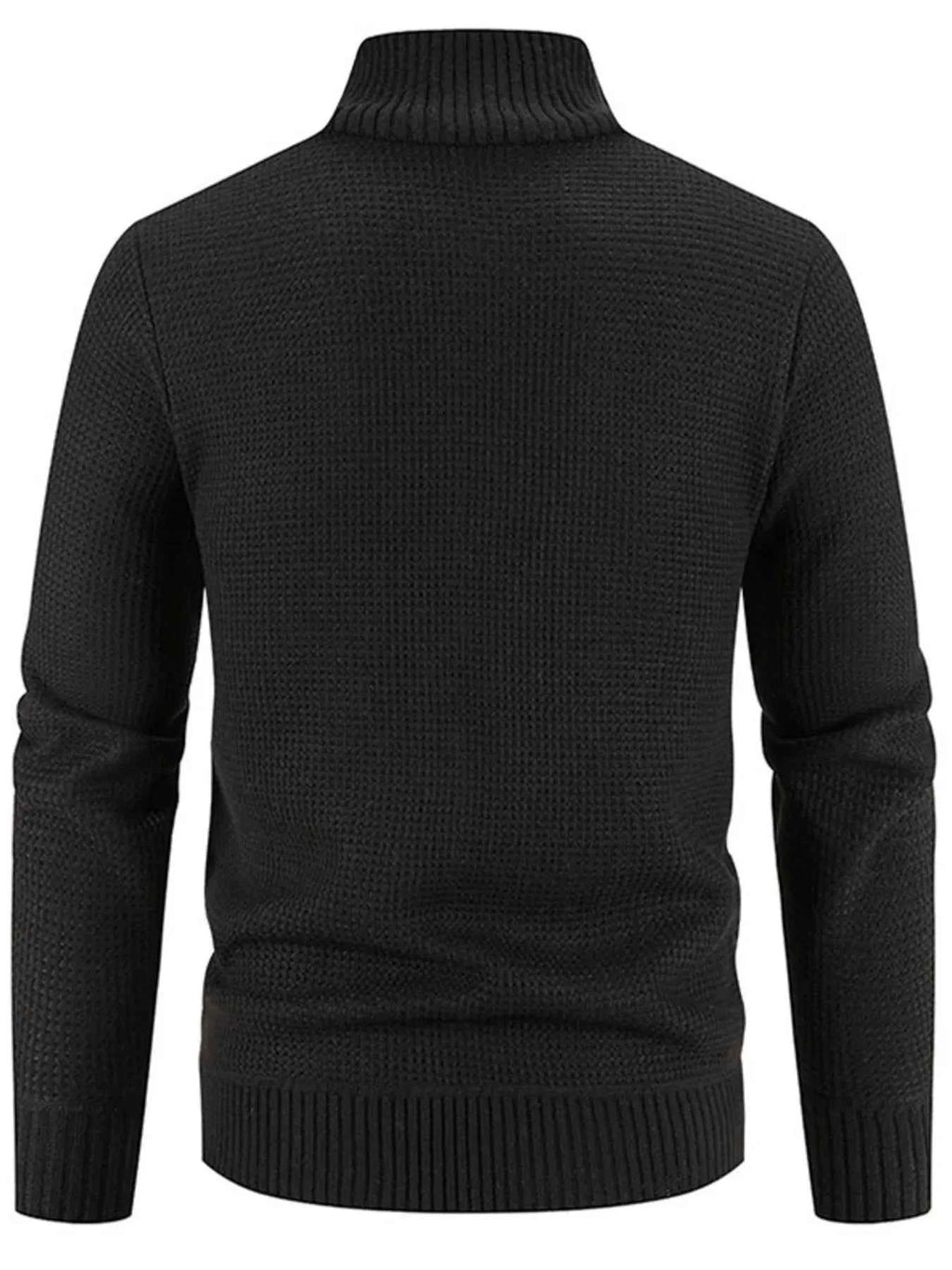 Men's Plus Size Bomber Jacket - Quilted Knit with Stand Collar for Comfort and Style - Nico`s Store