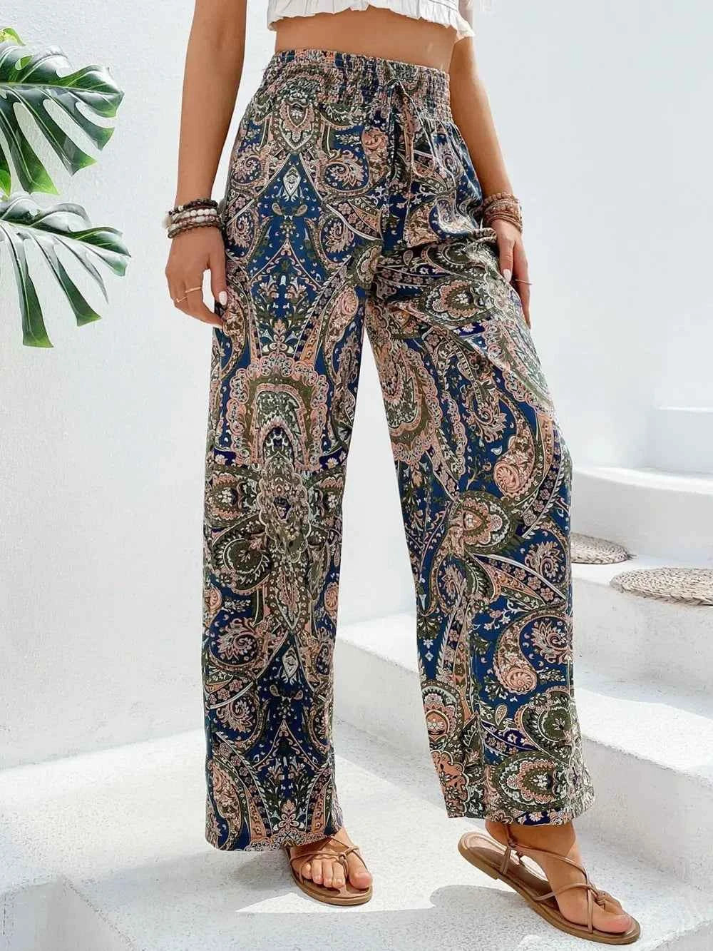 Best Wide Leg Printed Pants for Effortless Style - Nico`s Store