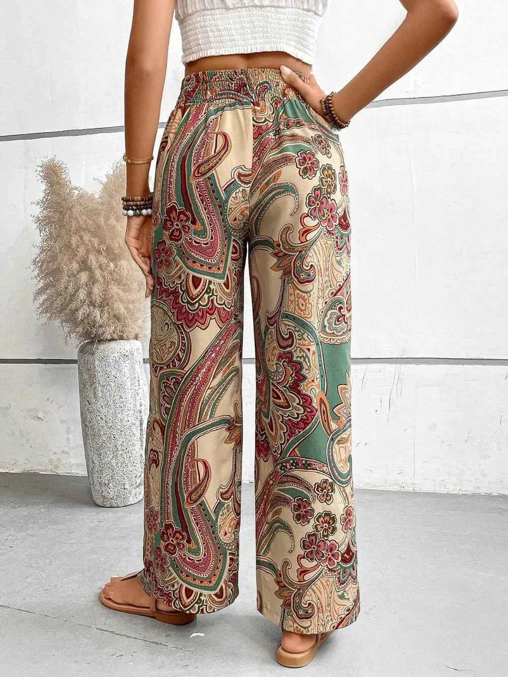 Best Wide Leg Printed Pants for Effortless Style - Nico`s Store