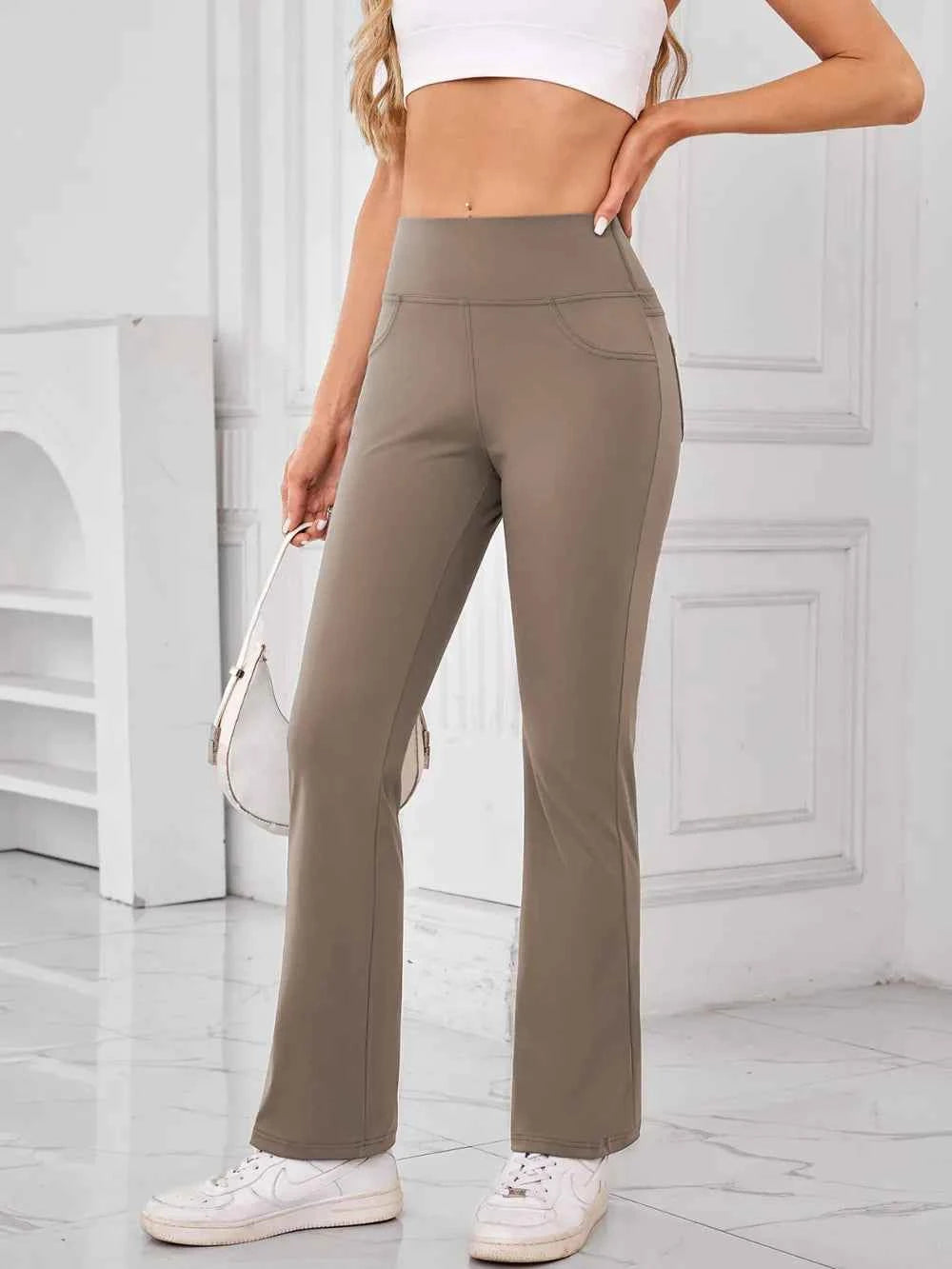 Lovelet High Waist Active Pants with Pockets - Nico`s Store
