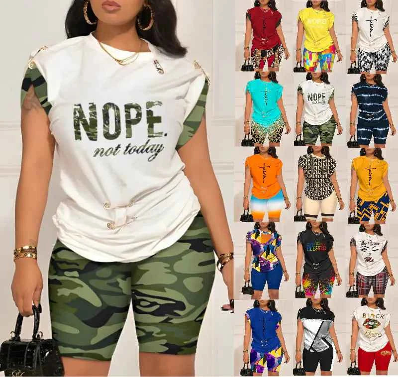 Women's Fashion Print Set – Trendy Casual Design 2023 - Nico`s Store