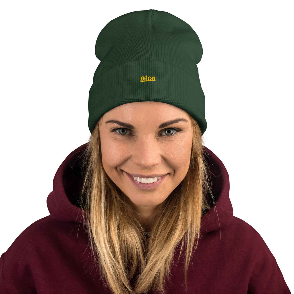 Embroidered Beanie nico high quality material - Nico`s Store