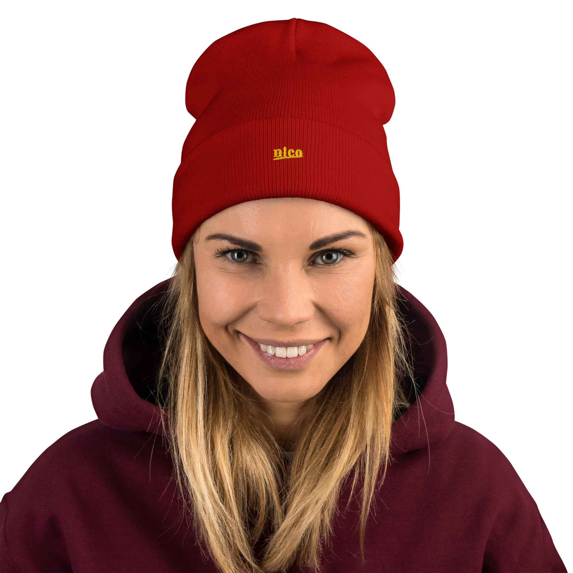 Embroidered Beanie nico high quality material - Nico`s Store