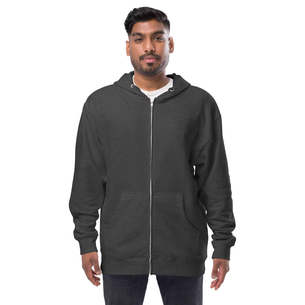 Unisex fleece zip up hoodie- Nico's Store - Nico`s Store