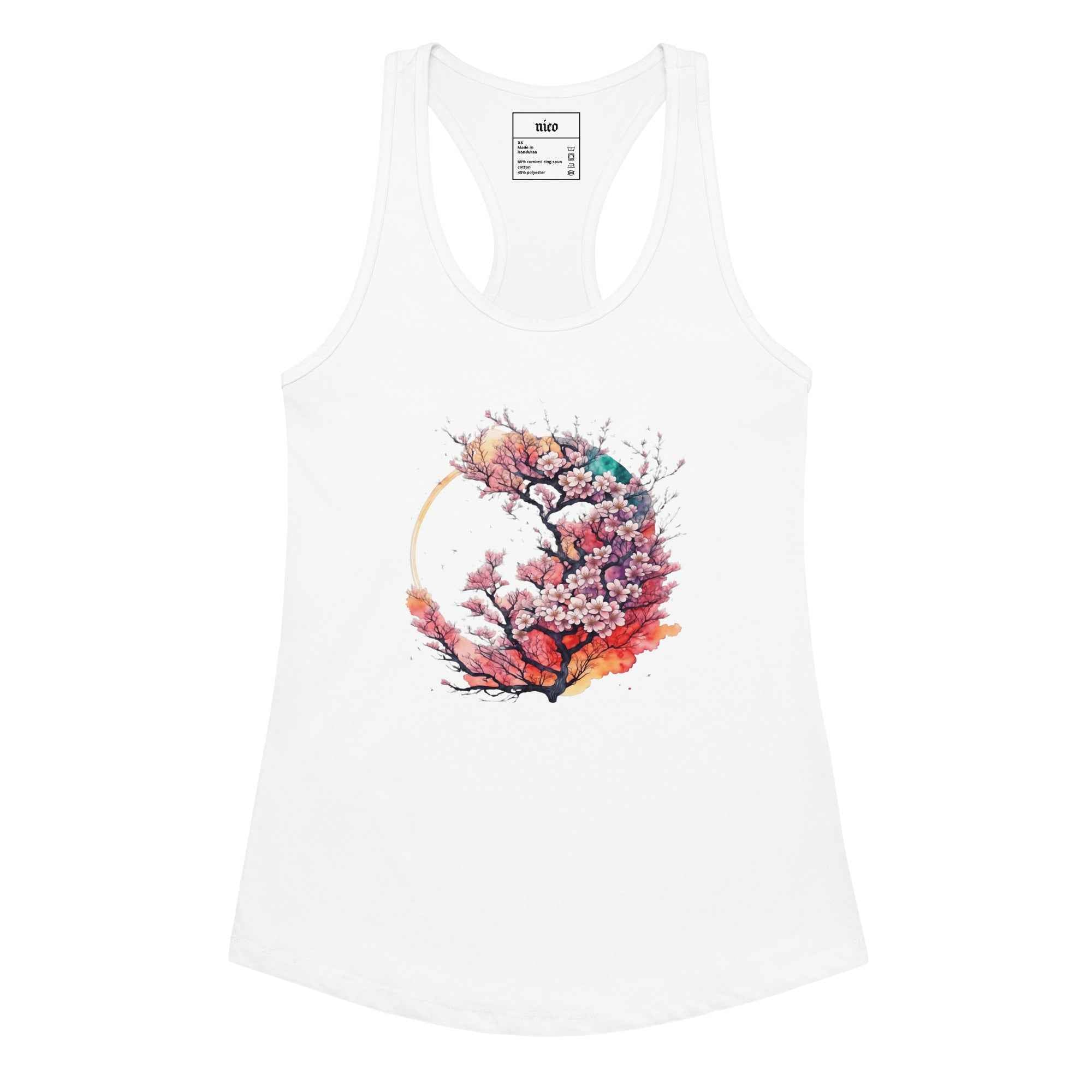 Women's Fitted Racerback Tank Top - Nico`s Store