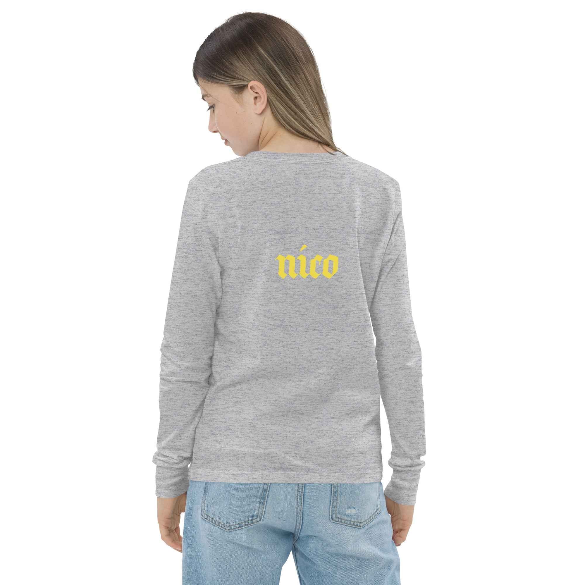 Youth Long Sleeve T-Shirt for Comfortable Everyday Wear - Nico`s Store