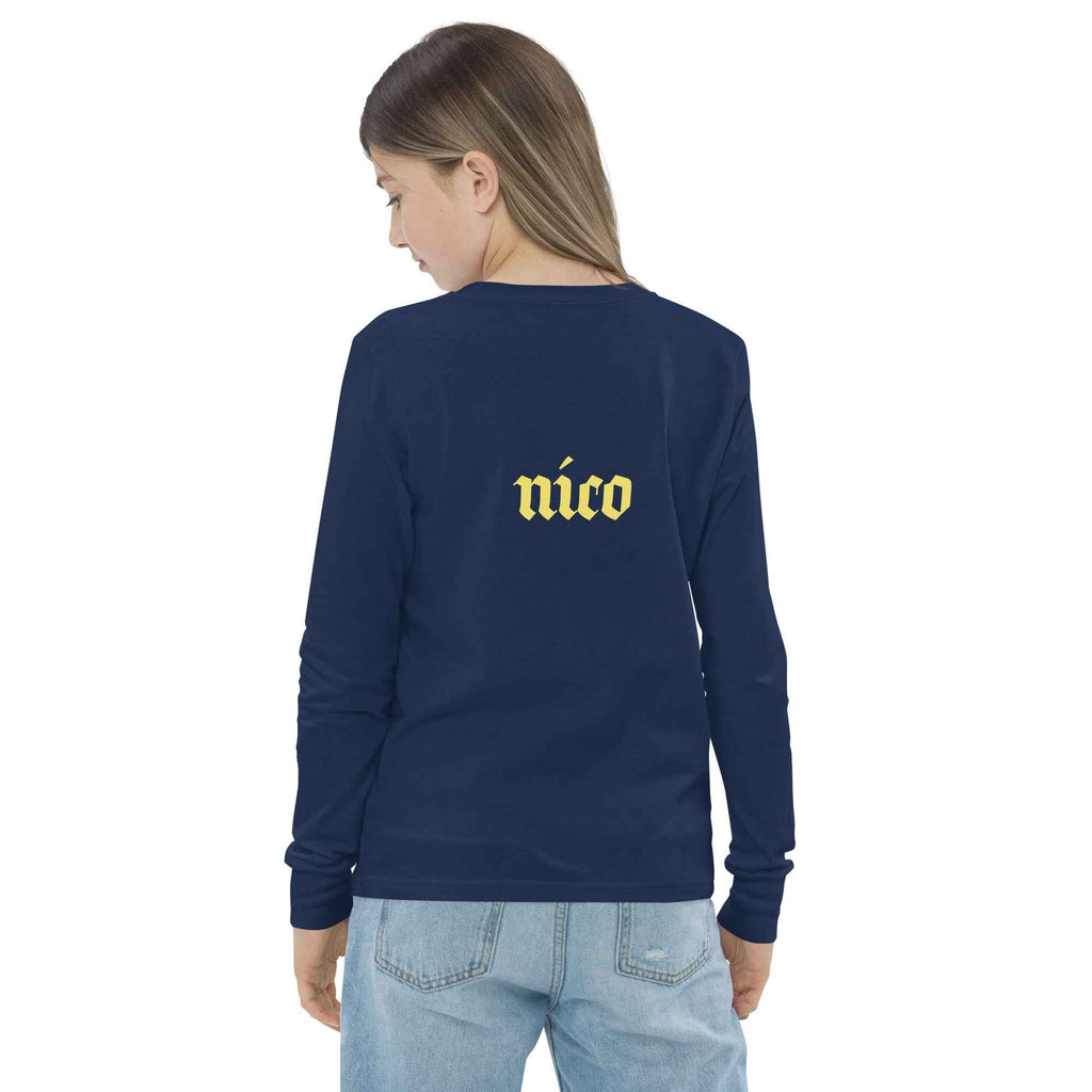 Youth Long Sleeve T-Shirt for Comfortable Everyday Wear - Nico`s Store