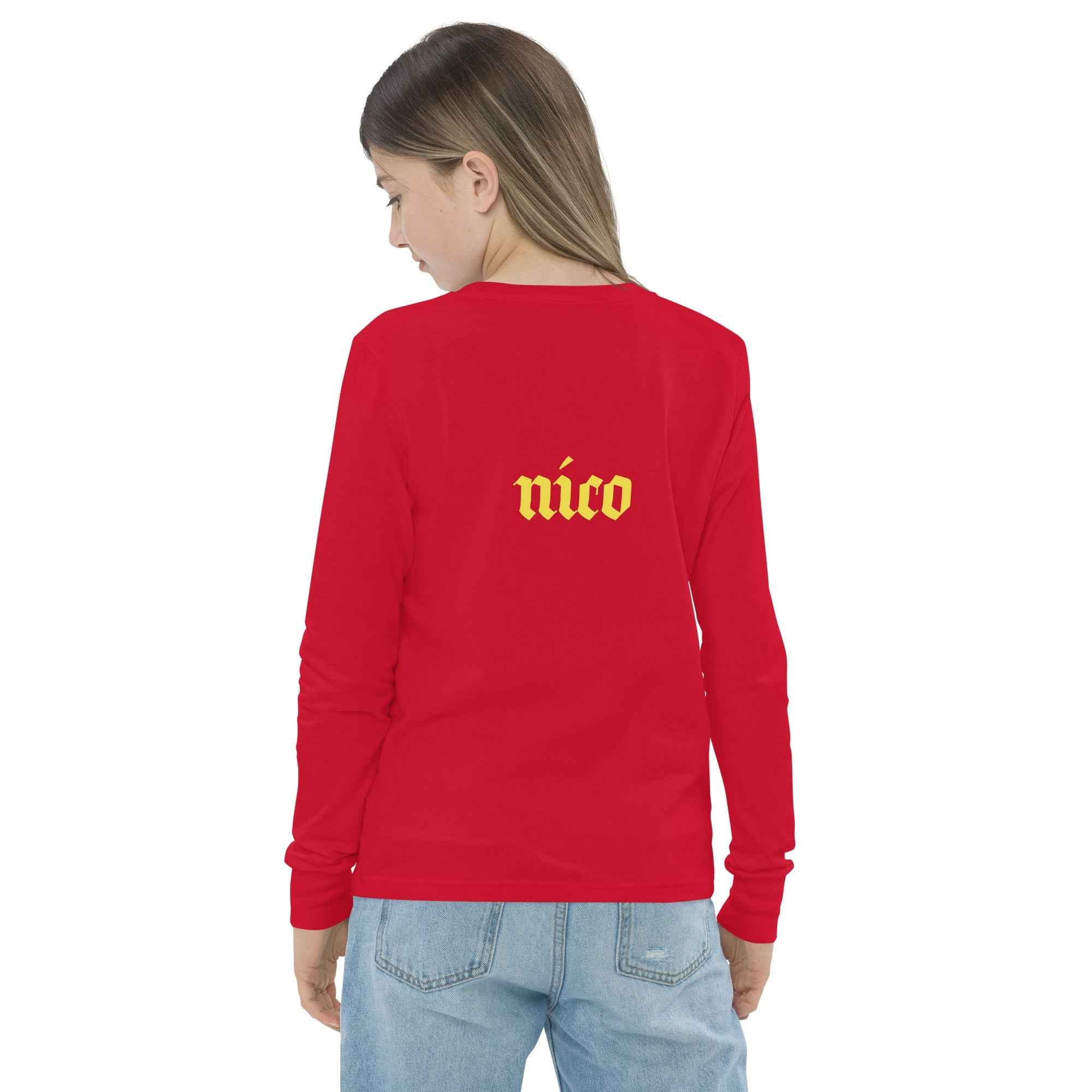 Youth Long Sleeve T-Shirt for Comfortable Everyday Wear - Nico`s Store