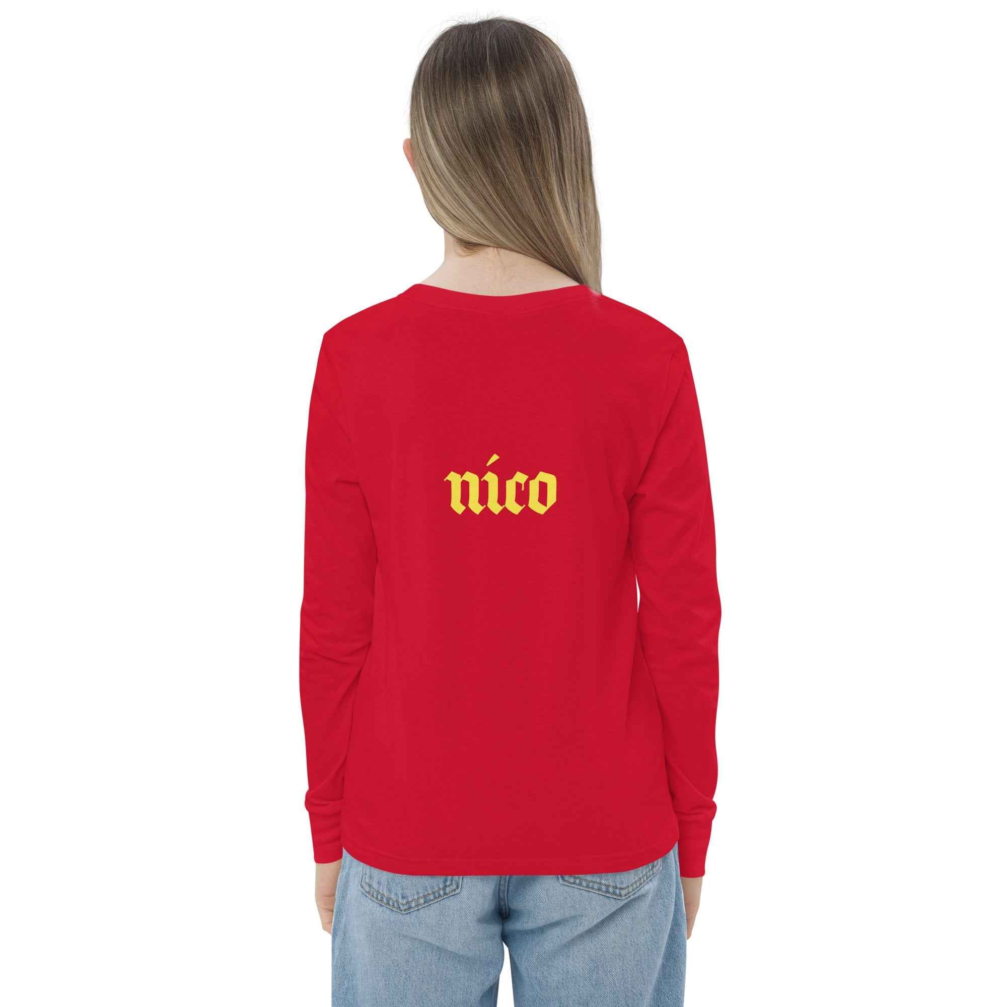 Youth Long Sleeve T-Shirt for Comfortable Everyday Wear - Nico`s Store